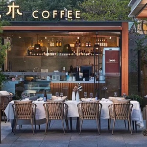 New Style Modern Outdoor Bistro Dining Set French Italy Style Aluminium Wicker <strong>Coffee</strong> <strong>Table</strong> Chair Hotels <strong>Gardens</strong> - Product Image 6
