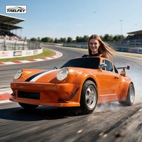 Kart électrique de course pour adultes, large carrosserie, drift kart, 2500W, étriers de frein à 6 pistons, amortisseurs coilover, autonomie ultra-longue de 100 km