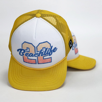 Chapeau en maille refroidi et personnalisé, 5 panneaux, avec Logo imprimé, de haute qualité, pour camionneur