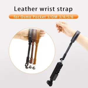 Sangle de poignet en cuir PU KAMPHO pour <span class=keywords><strong>DJI</strong></span> <span class=keywords><strong>Osmo</strong></span> <span class=keywords><strong>Mobile</strong></span> 4 <span class=keywords><strong>3</strong></span> Zhiyun Stabilisateur de poche avec vis 1/4 <span class=keywords><strong>DJI</strong></span> Pocket 2 <span class=keywords><strong>3</strong></span> <span class=keywords><strong>Accessoires</strong></span> - Product Image 6