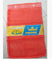 Ecologique d'oignon de maille avec cordon, nouveau design oignon sac filet pour l'emballage, 25kg oignon net sac en gros