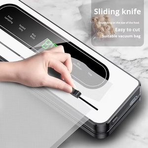120W Steckbare ABS-Vakuumverpackungsmaschine für den Haushalt Automatische Lebensmittel-Vakuumversiegelungsmaschine Kleine Kunststoff-Versiegelung - Product Image 5