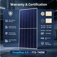 Silicio Monocristalino de Alta Eficiencia para Celdas Solares Tipo N de 500W-700W con Tecnología Fotovoltaica de Doble Vidrio