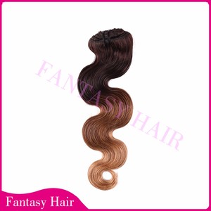 100% cabello humano full ends 8set ombre color pelo clip <span class=keywords><strong>en</strong></span> la extensión <span class=keywords><strong>del</strong></span> cabello - Product Image 6