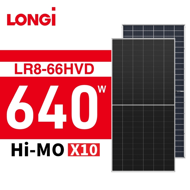 LONGi 640W 645W 650W 655W 660W 665W 670W Wholesale Solar Power Panel Module Longi Solar Panel with CE TUV