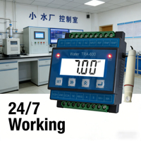 Transmitter Online Jangkauan Penuh TRA-600 pH ORP TDS Konduktivitas Dengan Output Stabil untuk PLC dan Sistem Kontrol Otomatis