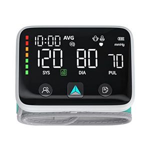 Wiederaufladbares digitales automatisches Handgelenk-Blutdruckmessgerät mit 240 Speicherplätzen, großem LED-Display und Sprachausgabe - Product Image 1