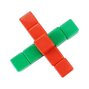 ลูกเต๋า 6 ด้าน สีแดงเขียว แบบเรียบ ขนาด 16 มม. มุมตรง สำหรับการเรียนการสอนและเล่นเกม ขายส่ง - Product Image 4