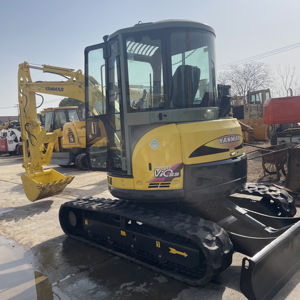 Mini pelle hydraulique sur chenilles Yanmar ViO55 d'occasion de haute qualité avec pompe Matériel de construction de 5 tonnes à vendre - Product Image 1