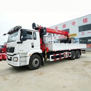 Camion-grue télescopique Shacman F3000 6x4 robuste, 14, 16 ou 20 tonnes, grue à flèche droite - Product Image 6