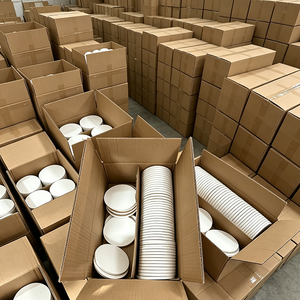 Sous-verres ronds vierges en céramique absorbants, vente en gros à bas prix, supports vierges pour impression UV avec base antidérapante en liège, en stock, faible MOQ - Product Image 4