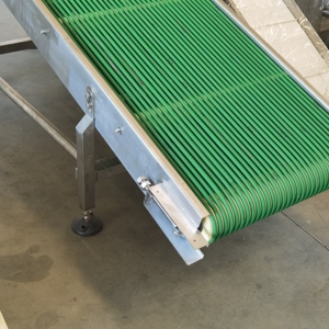 Modüler bant konveyör paslanmaz çelik çerçeve ve PP plastik kemer ile 304 meyve endüstrisi için gıda için yeni örgülü konveyör bandı - Product Image 5