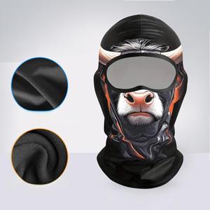 New 3D Cat <strong>Dog</strong> Tiger Cute Animal <strong>Balaclava</strong>, Motorcycle Motocross Hat Helmet Liner, Biker Neck Warmer Face Cap,Cycling Headgear - Product Image 2