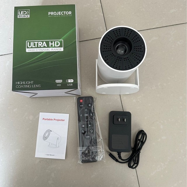Mini LED Portable Projector Wireless Screen Casting LCD Home Theater Pico Projector Built-in YouTube Supported