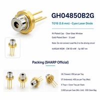 Diode laser verte personnalisée SHARP 488nm 50mW TO-18 5,6mm Stylo laser PPT GH04V01A2GC