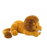 Peluche Lion Réaliste Personnalisée, Jouet Animal de la Forêt en Peluche, Jouet Doux et Réaliste pour Enfants