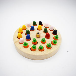 Juguete Educativo, Palitos Matemáticos, <span class=keywords><strong>Juegos</strong></span> de Entrenamiento de <span class=keywords><strong>Memoria</strong></span>, Juego de Lógica y Rompecabezas, Tablero de Champiñones y Rábanos, Rompecabezas de Madera, Ajedrez de <span class=keywords><strong>Memoria</strong></span> - Product Image 3