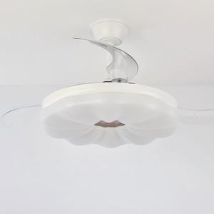 Ventilateur de plafond traditionnel à moteur DC avec télécommande, éclairage LED, panneau PC invisible et 3 pales pour hôtels - Fournisseur de ventilateurs de plafond - Product Image 6