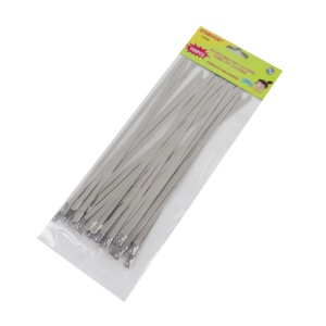 قفل ذاتي من الاستانلس ستيل SS304 <span class=keywords><strong>SS316</strong></span>, رباطات العنق المعدنية ذات قفل ذاتي - Product Image 6