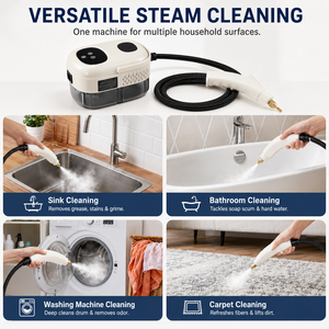 Nettoyeur vapeur portable haute pression, machine de nettoyage à la vapeur multi-usages pour la maison, la cuisine et la voiture, 3 bars, OEM ODM - Product Image 6