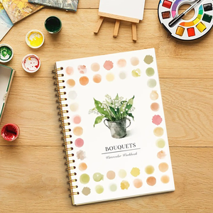Cahier d'exercices d'<span class=keywords><strong>aquarelle</strong></span> pour débutants, format 6,5x9 pouces, guide de peinture étape par étape - Product Image 2