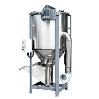 Mélangeur vertical automatique sous vide en acier inoxydable pour le mélange de poudres sèches et de granulés à haute efficacité