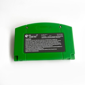 Green Version Blue Red Silver Yellow Crystal Gold Version with Tray Box <b>Game</b> Cartridge for N64 - Product Image 6