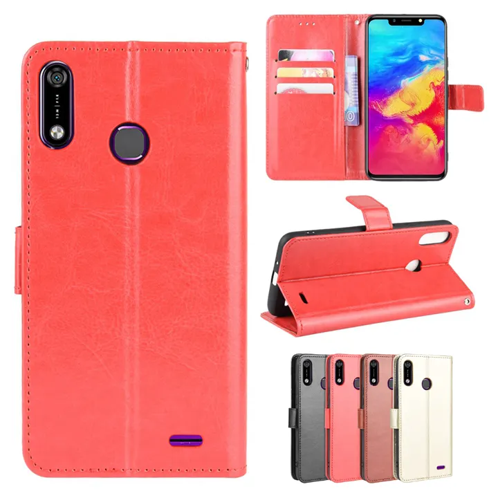 For Infinix Zero 8 X687 Note 8i 10 Play Smart 5 India Hot 10S NOTE 10 Pro Crazy Horse Wallet Leather Case Flip Stand Cover