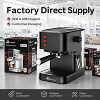 Máquina de Café Espresso Semiautomática Anbolife, Personalización OEM ODM para Uso Doméstico, de Oficina y Comercial