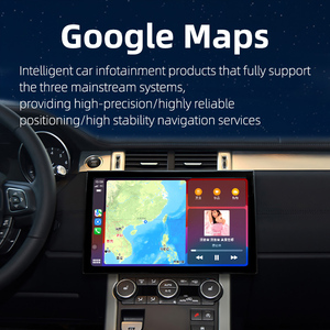13.3 นิ้ว จอสัมผัสไร้สาย Carplay <span class=keywords><strong>Android</strong></span> Auto เครื่องเสียงติดรถยนต์ มัลติมีเดีย ดีวีดี ระบบนำทาง GPS สำหรับรถยนต์แลนด์โรเวอร์ อีโวค ปี 12-19 - Product Image 4