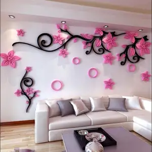 Customized Low Price 2021 Flower Vine WallSticker Kids Wall Sticker