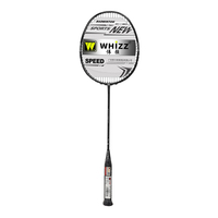 Raquette de badminton professionnelle WHIZZ TI-N Max Tension 32lbs entièrement en carbone nano-fibre