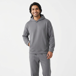 Tracksuit for Men's Hoodies and Sweatpants Set Custom Logo Heavy Weight 100%Cotton Tracksuit Bulk Wholesale Clothing Selling - Product Image 1