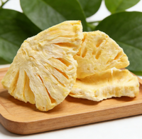 Gedroogde hele ananas zoete smaak 500g knapperig fruit voor sap/bakkerij/snacks/poeder groothandel 0 suiker 0 vet 0 toevoegingen
