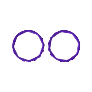 Anneaux d'accentuation octogonaux de remplacement, de couleur violette, pour manettes Xbox Series X/S, version EXtremeRate ASR - Product Image 1