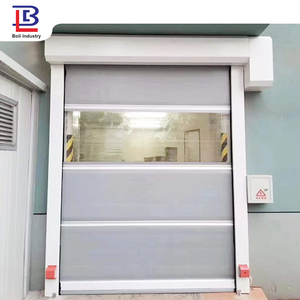 Antipolvo de alta densidad, nuevo diseño, transparente, PVC, almacén, puerta de persiana enrollable rápida, puerta automática rápida de alta velocidad - Product Image 2