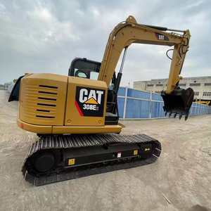 Excavatrice hydraulique d'occasion de 8 tonnes, modèle Cat 308E, en bon état, avec moteur de flèche pivotante, pompe et boîte de vitesses. - Product Image 2