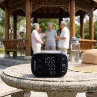 Tensiomètre numérique Famidoc FDBP-W2 - Montre portable avec écran LED, alimenté par piles AAA, certifié CE, avec support, garantie 2 ans