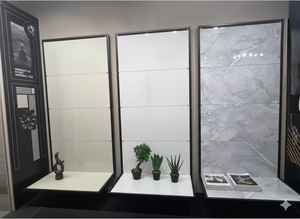 Azulejo de porcelana esmaltada PGVT de gran formato, azulejo premium para pisos y paredes, diseño moderno para uso doméstico, hotelero y comercial, 600x1200mm - Product Image 3