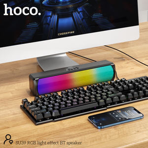 Hoco. Haut-parleur sans fil bluetooth, <span class=keywords><strong>barre</strong></span> <span class=keywords><strong>de</strong></span> <span class=keywords><strong>son</strong></span> Portable, rvb, plein écran, effet d'éclairage, OEM SU39 - Product Image 6