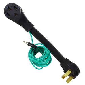 Industrial Range, Stove, Oven plug nema l10-50p Extension Cord, 10-50P to 10-50R, 3-Prong, 50 AMP, 250 Volts, 12500 Watts