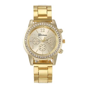 Ensemble de montres de luxe unisexe tendance, montre élégante et raffinée à <span class=keywords><strong>quartz</strong></span>, bracelet en alliage et cuir, best-seller transfrontalier - Product Image 5