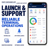 Desarrollo de Aplicaciones de Seguimiento de Contenedores para Logística de Contenedores Personalizados para IOS y Android con Gestión de Patio de Almacenamiento de Contenedores LionCreate