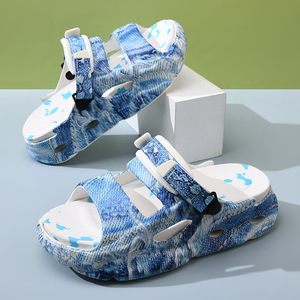 Sandalias de piel de serpiente EVA antideslizantes, transpirables y de punta abierta para hombres y mujeres, para uso en exteriores en verano. - Product Image 2