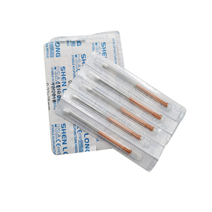Aiguilles d'<span class=keywords><strong>acupuncture</strong></span> stériles jetables de marque chinoise Shen Long, 500 pièces/boîte, manche en acier inoxydable ou en <span class=keywords><strong>cuivre</strong></span>, pour usage médical - Product Image 6
