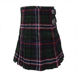 Kilt Escocés Unisex Highland Redstone con Patrón 3D, Prenda Tradicional Hecha de Tela Acrílica Resistente de 8 Yardas - Product Image 3