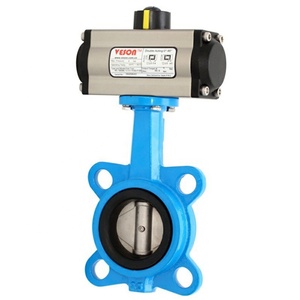 GB-ANSI-DIN-JIS-EN all'ingrosso DN250 in ghisa Wafer tipo <span class=keywords><strong>honeywell</strong></span> <span class=keywords><strong>valvole</strong></span> a farfalla motorizzate - Product Image 2