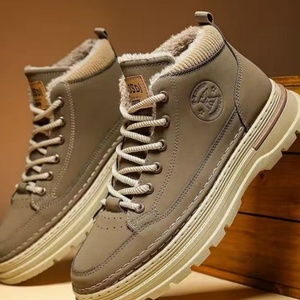 Botas de Nieve de Invierno para Hombre, Integradas, Acolchadas, Cálidas, de Algodón, Antideslizantes, con Punta Redonda, Modernas - Product Image 4