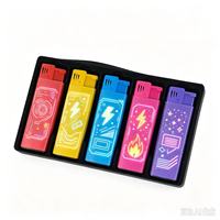 Briquet à gaz butane rechargeable avec logo personnalisé pour cigarettes, accessoires de fumage, briquet à cigares