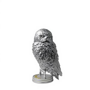 Modèle de dessin animé en vinyle de 10 cm de haut, créatures magiques, hibou Hedwig argenté, pour la collection des fans de <span class=keywords><strong>Harry</strong></span>, vente en gros - Product Image 2